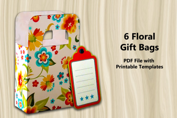 6 Floral Gift Bags – PDF Patterns: Thoughtful, Print-Ready Craft Solutions for Modern Celebrations