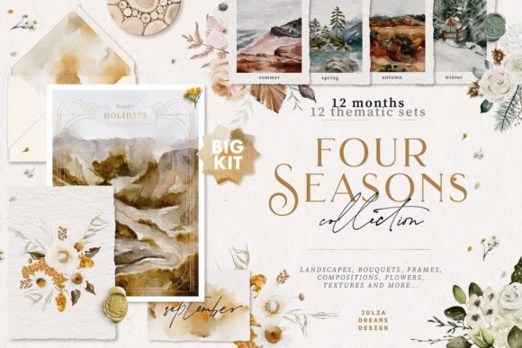 Four Seasons Collection: A Unique Thematic Design Resource