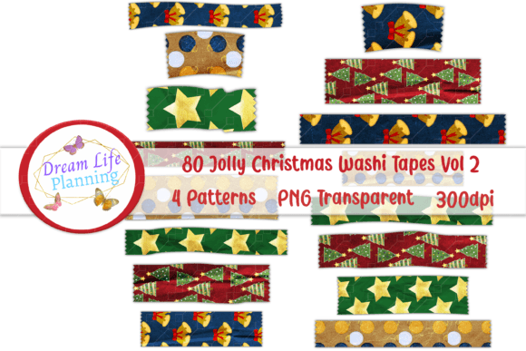 Jolly Christmas Washi Tapes Vol 2: A Strategic Tool for Creative and Productive Crafting
