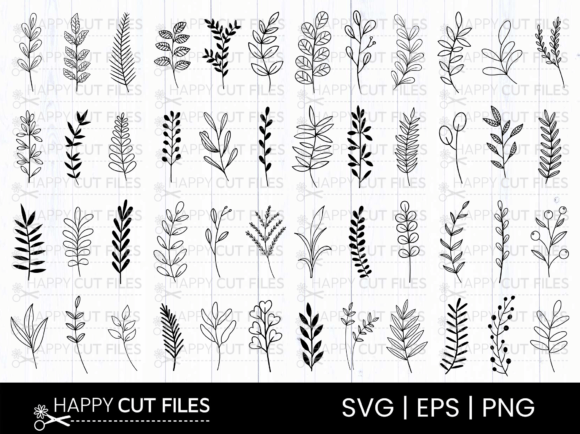Leaf Svg Bundle 48 Design