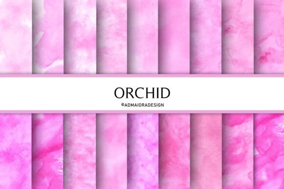Orchid Watercolor Digital Paper: A Versatile Resource for Creative Projects