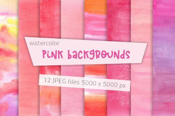 Pink Watercolor Backgrounds