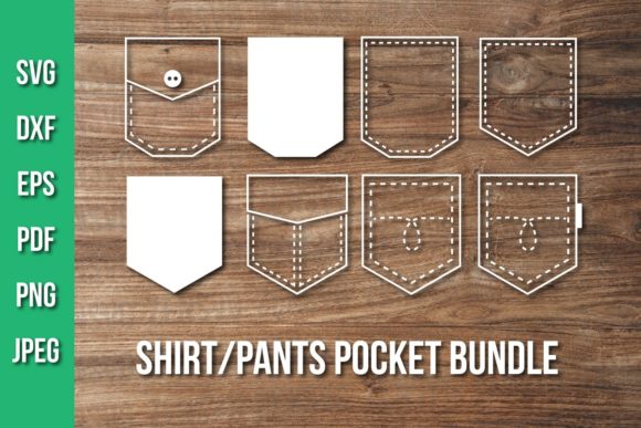 Shirt or Pants Pocket Cut File