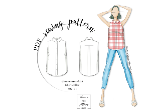 Sleeveless Shirt: A Versatile Sewing Pattern for Women