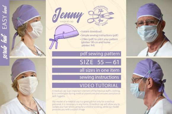 Unisex Scrub Hat Jenny: A Versatile and Functional Medical Cap for Every Occasion