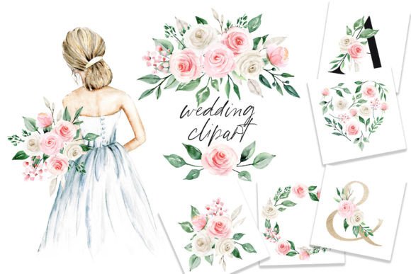 Wedding Clipart Watercolor Set: A Creative Resource for Designers and Artists