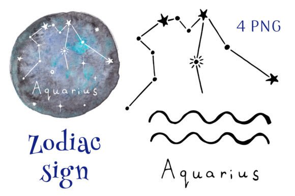 Zodiac Sign Aquarius. PNG Clipart
